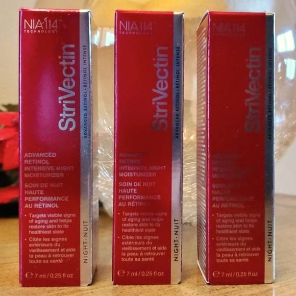 StriVectin Advanced RETINOL Night Moisturizer Intensive Cream Treatment 3 Tubes - Picture 1 of 1